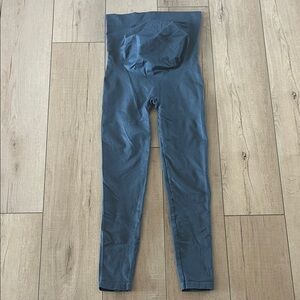 BLANQI Gray-Blue Maternity Leggings